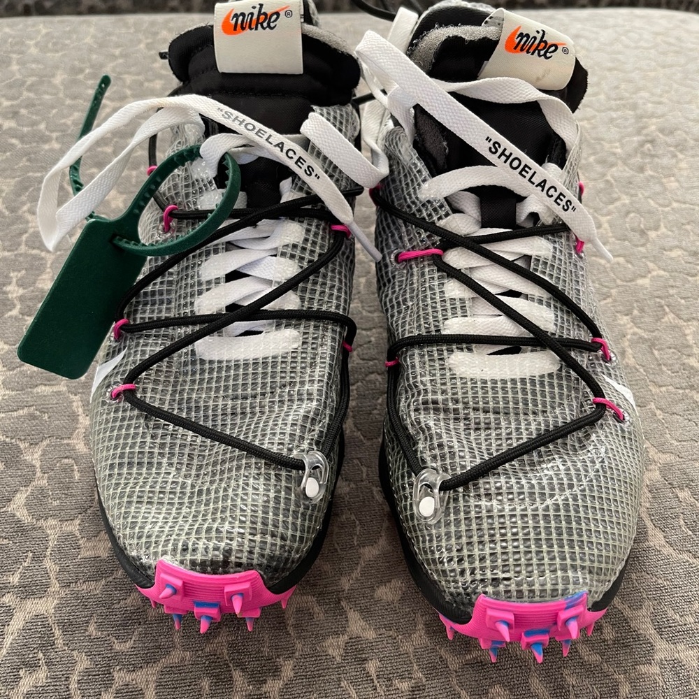 Off white for Nike sneakers. Barely worn